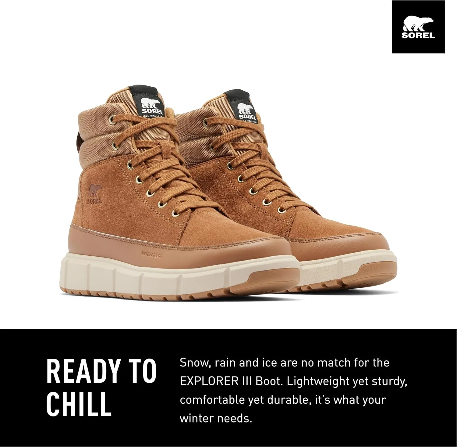 SOREL Men's Explorer lll Waterproof Boot