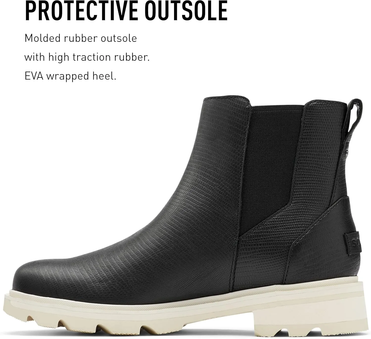 Sorel Women's Lennox Chelsea Rain Boot — Waterproof Leather Boots