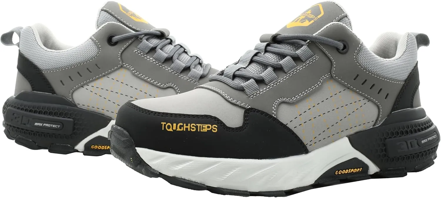 Steel Toe Shoes for Men Women Puncture Proof Safety Work Sneakers Lightweight Comfortable Indestructible Utility Shoes