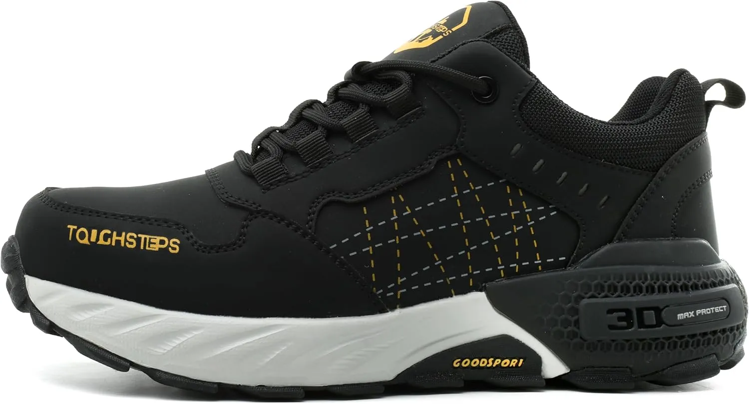Steel Toe Shoes for Men Women Puncture Proof Safety Work Sneakers Lightweight Comfortable Indestructible Utility Shoes