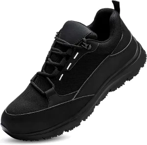 Steel Toe Work Shoes for Men Women丨Non Slip Waterproof Safety Sneakers