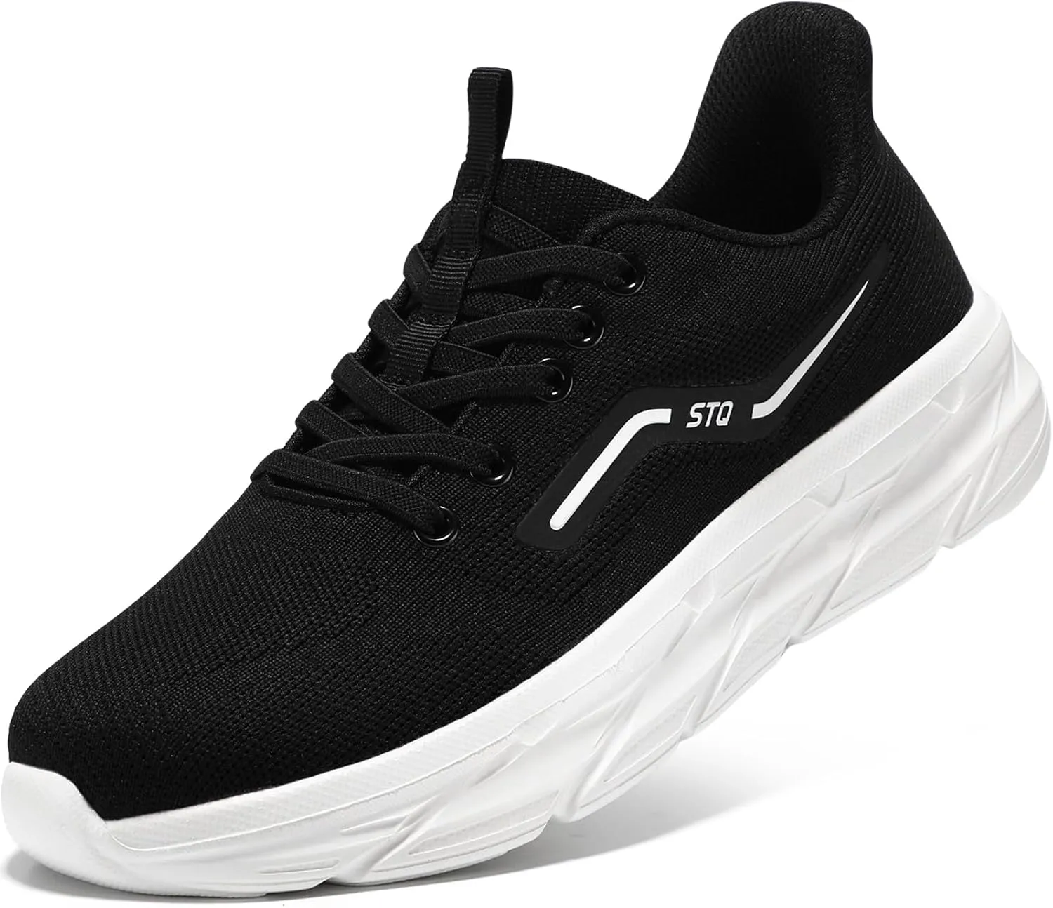 STQ Women's Slip-On Orthopedic Walking Shoes Comfortable Plantar Fasciitis Tennis Casual Sneakers