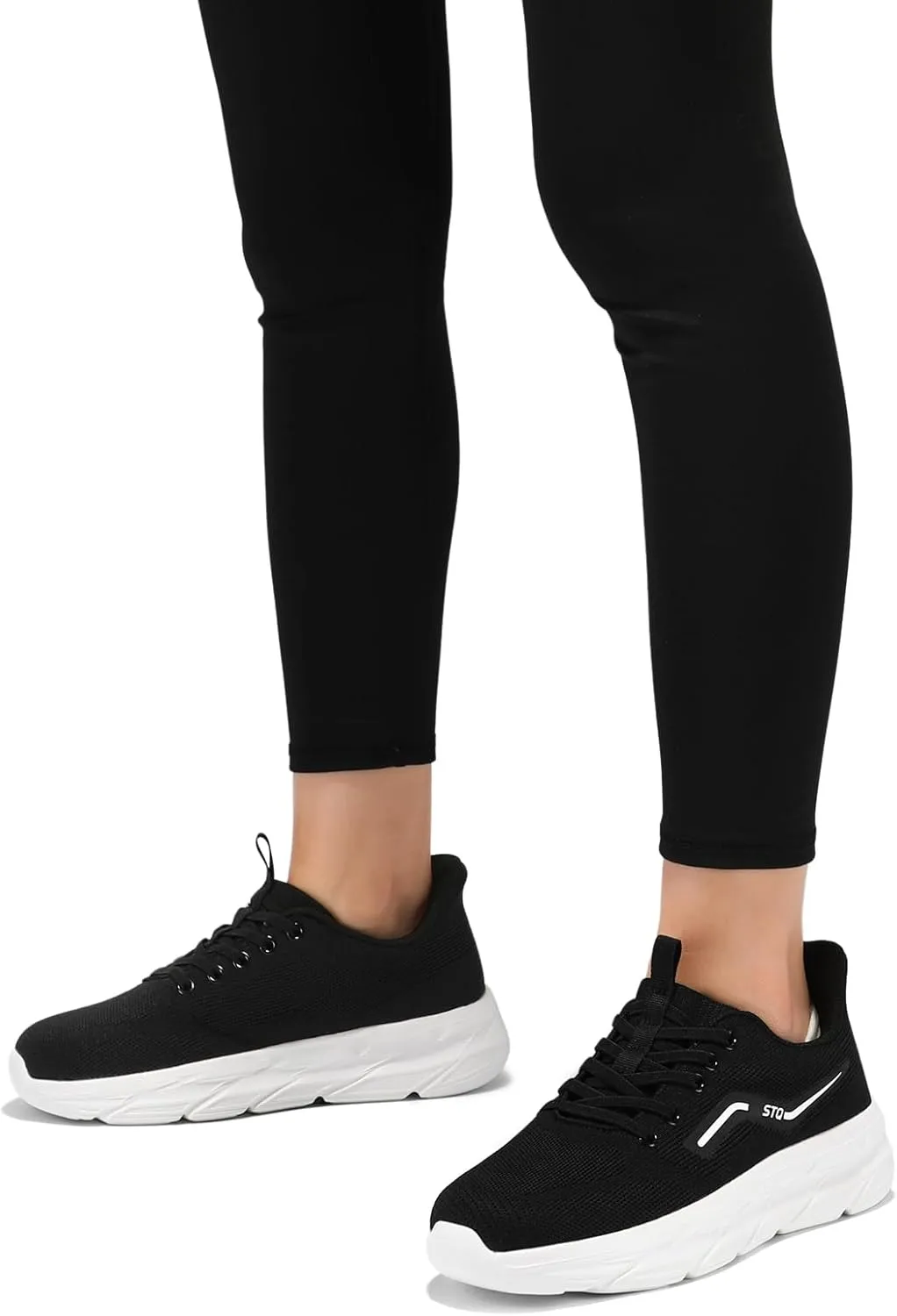 STQ Women's Slip-On Orthopedic Walking Shoes Comfortable Plantar Fasciitis Tennis Casual Sneakers
