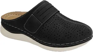 Summer Clogs for Women Comfortable Breathable Hollow Out Closed Toe Sandals Casual Mule Shoes Lightweight Slip On Walking Wedge Clogs with Arch Support