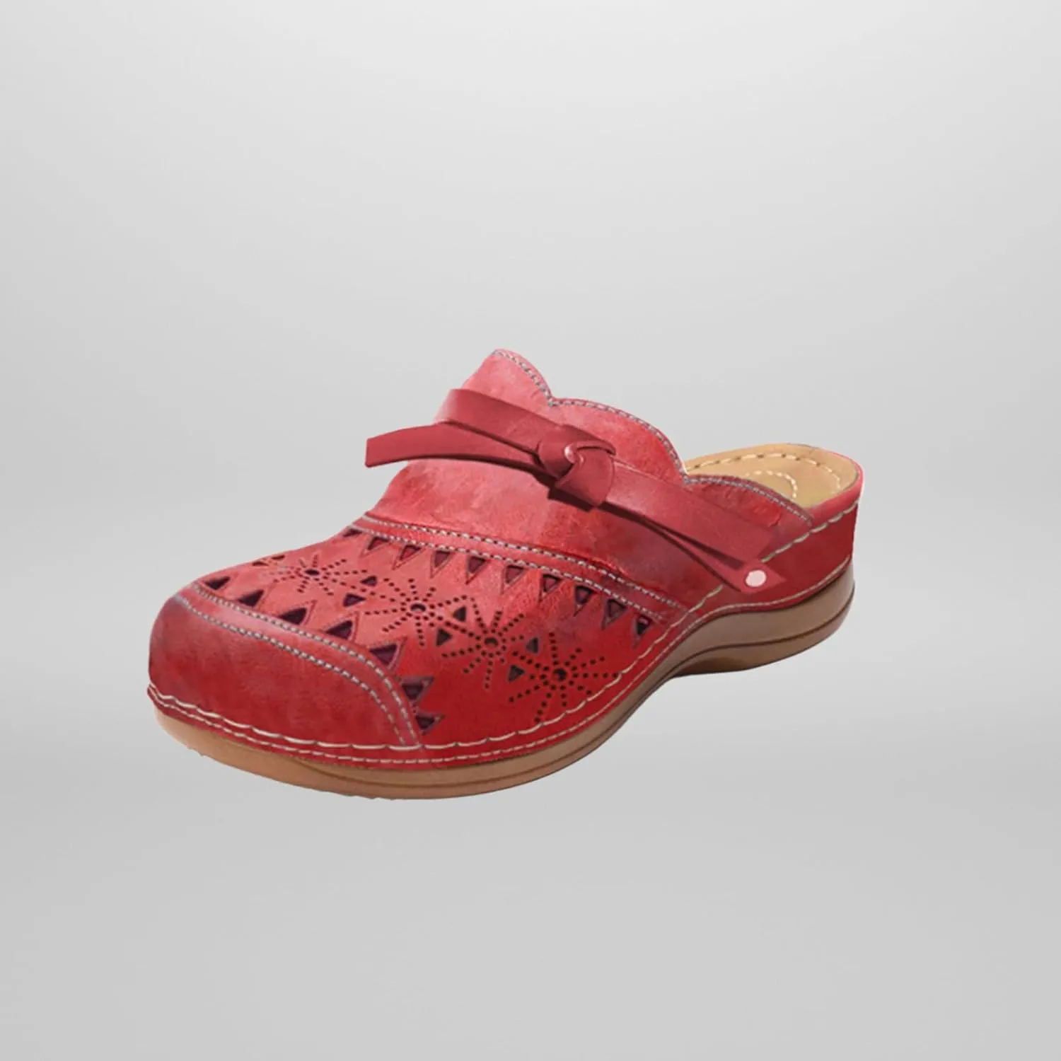 Summer Mules for Women Lightweight Breathable Mesh Walking Clogs Comfortable Non Slip Orthopedic Shoes with Arch Support Dressy Closed Toe Slip On Slippers Casual Open Back Shoes
