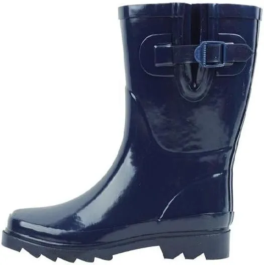 Sunville Women's Mid-Calf Rubber Rain Boots