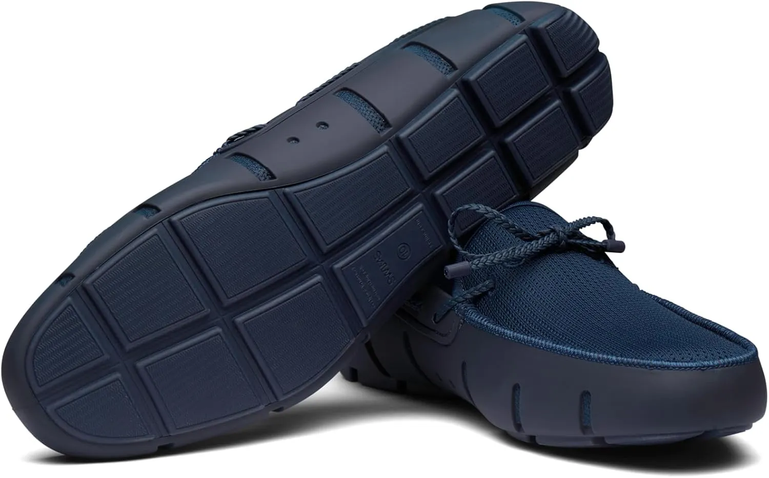SWIMS Mens Loafers, Braided Lace Casual Slip-Ons Shoes, Fashion Shoe for Beach