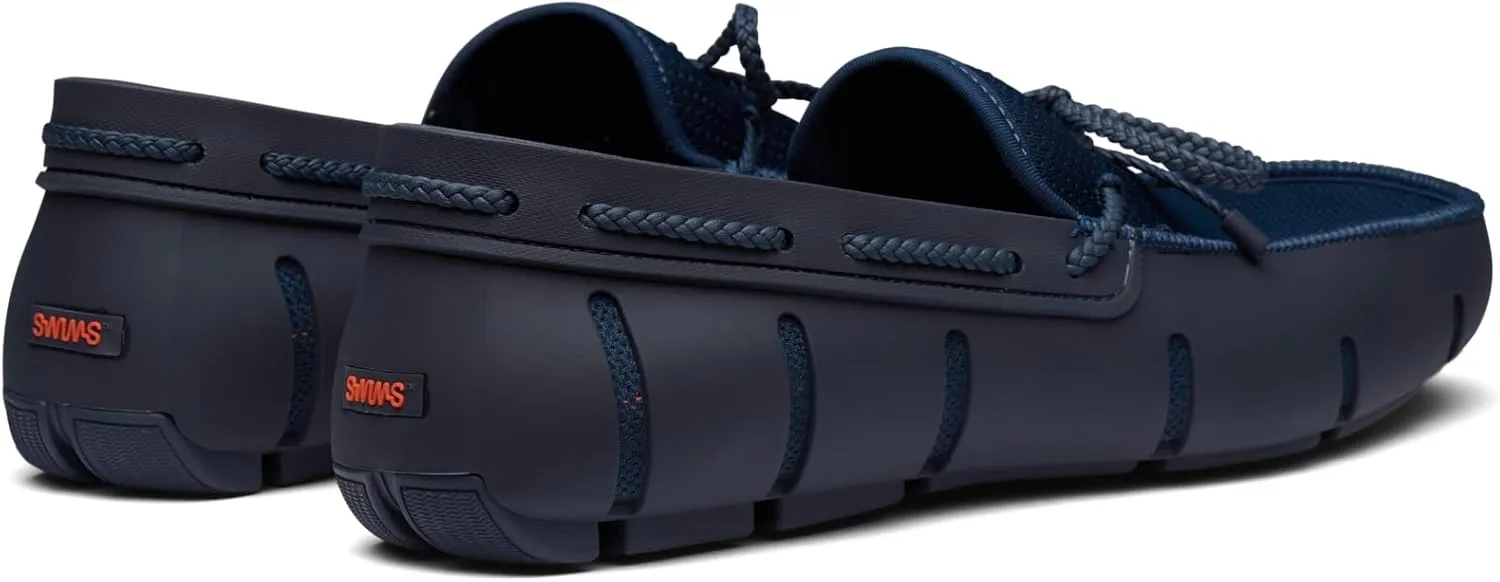 SWIMS Mens Loafers, Braided Lace Casual Slip-Ons Shoes, Fashion Shoe for Beach