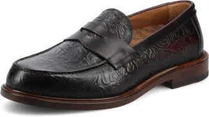 TAFT Mens Jack Medium and Wide Width Dress Penny Loafer Genuine Leather lace up Cushioned Insole