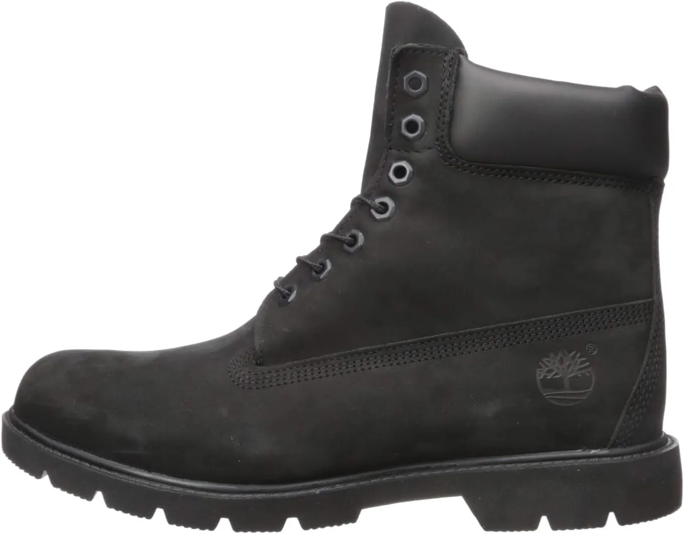 Timberland Mens 6" classic Lugged Sole Leather Combat & Lace-Up Boots