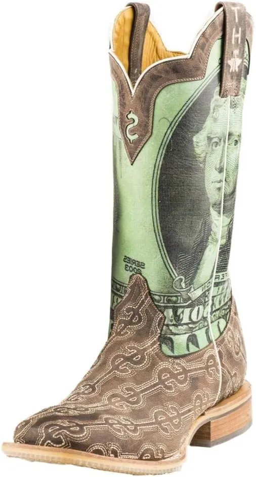 Tin Haul Boots Take The Money and Run Square Toe Boots