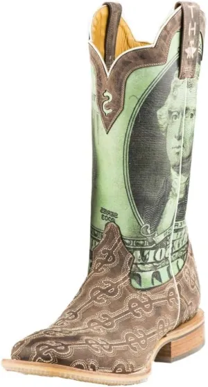 Tin Haul Boots Take The Money and Run Square Toe Boots