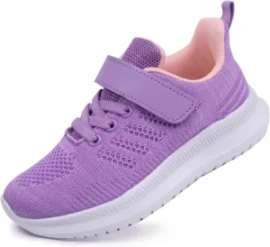 Toandon Girls Boys Kids Lightwight Breathable Athletic Sport Sneakers