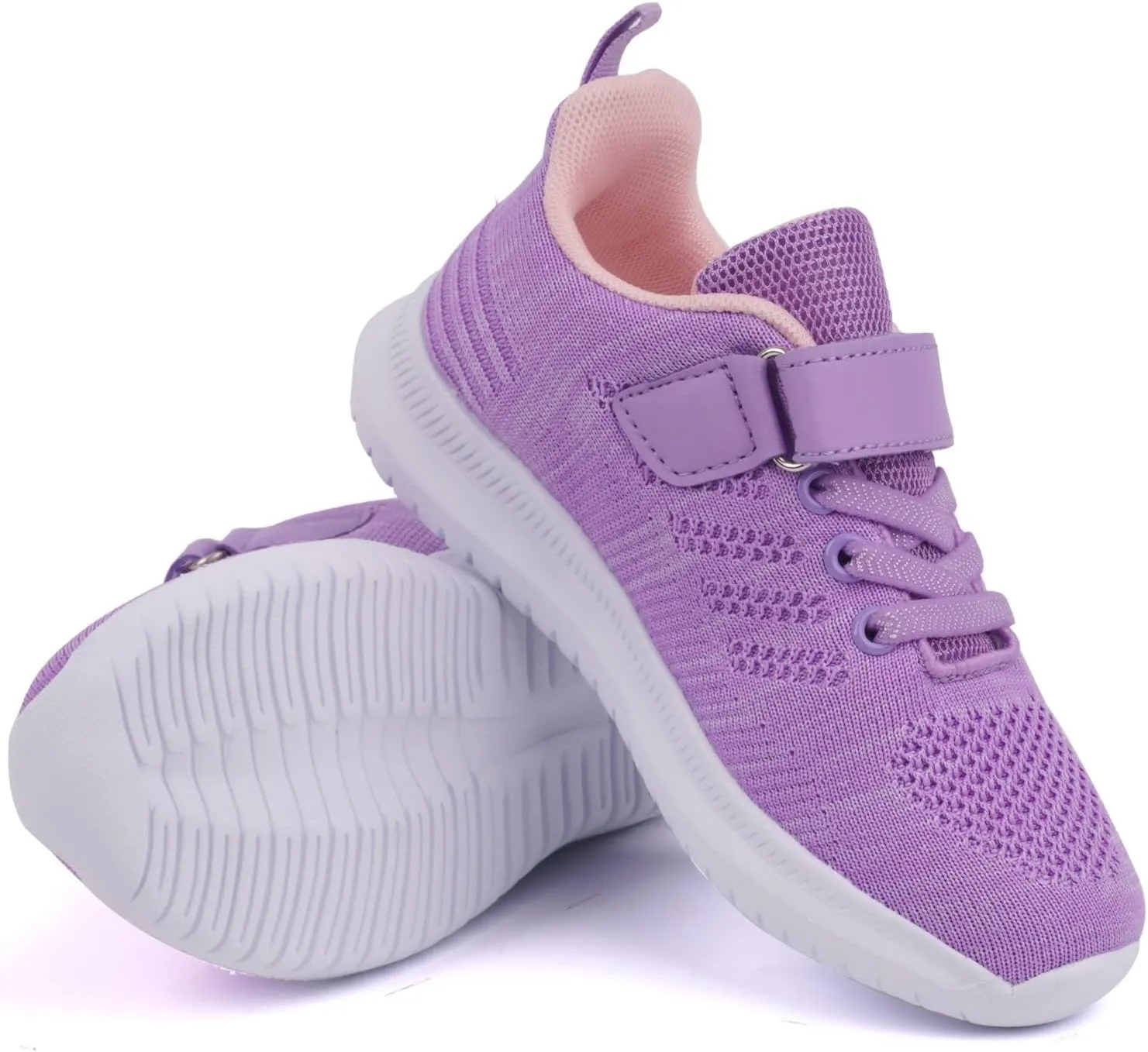 Toandon Girls Boys Kids Lightwight Breathable Athletic Sport Sneakers