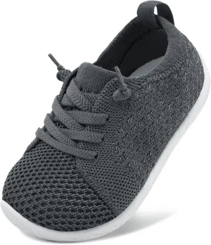 Toddler Boys Girls Shoes Barefoot Shoes Toddler Walking Shoes Kids Tennis Shoes Wide Lightweight Breathable Sneakers