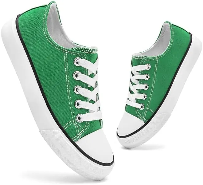 Toddler Canvas Sneakers, Non-Slip & Durable Sports Shoes for Boys & Girls, Cushioned, Breathable Kids Sneakers