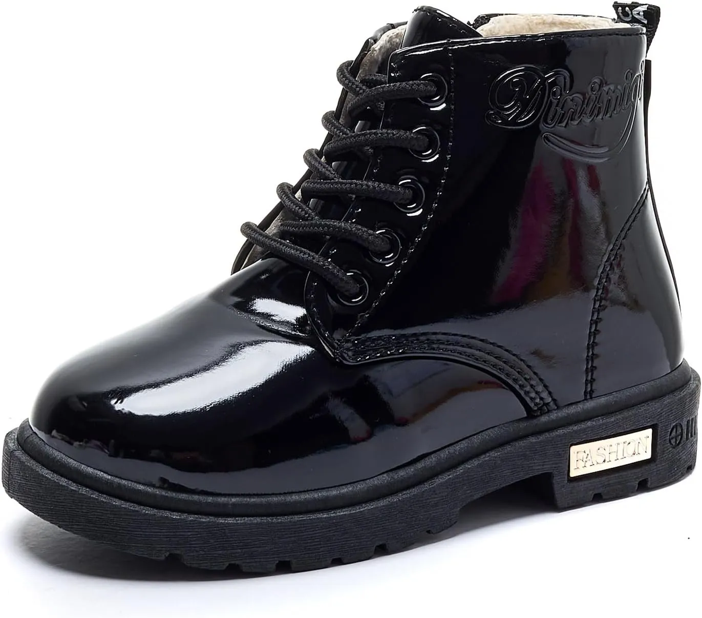 Toddler Girls Boots Baby's Velvet Kids Boys Snow Boots Waterproof Oxford bottom non-slip