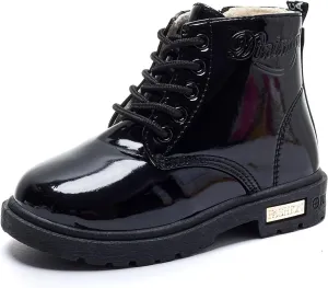 Toddler Girls Boots Baby's Velvet Kids Boys Snow Boots Waterproof Oxford bottom non-slip