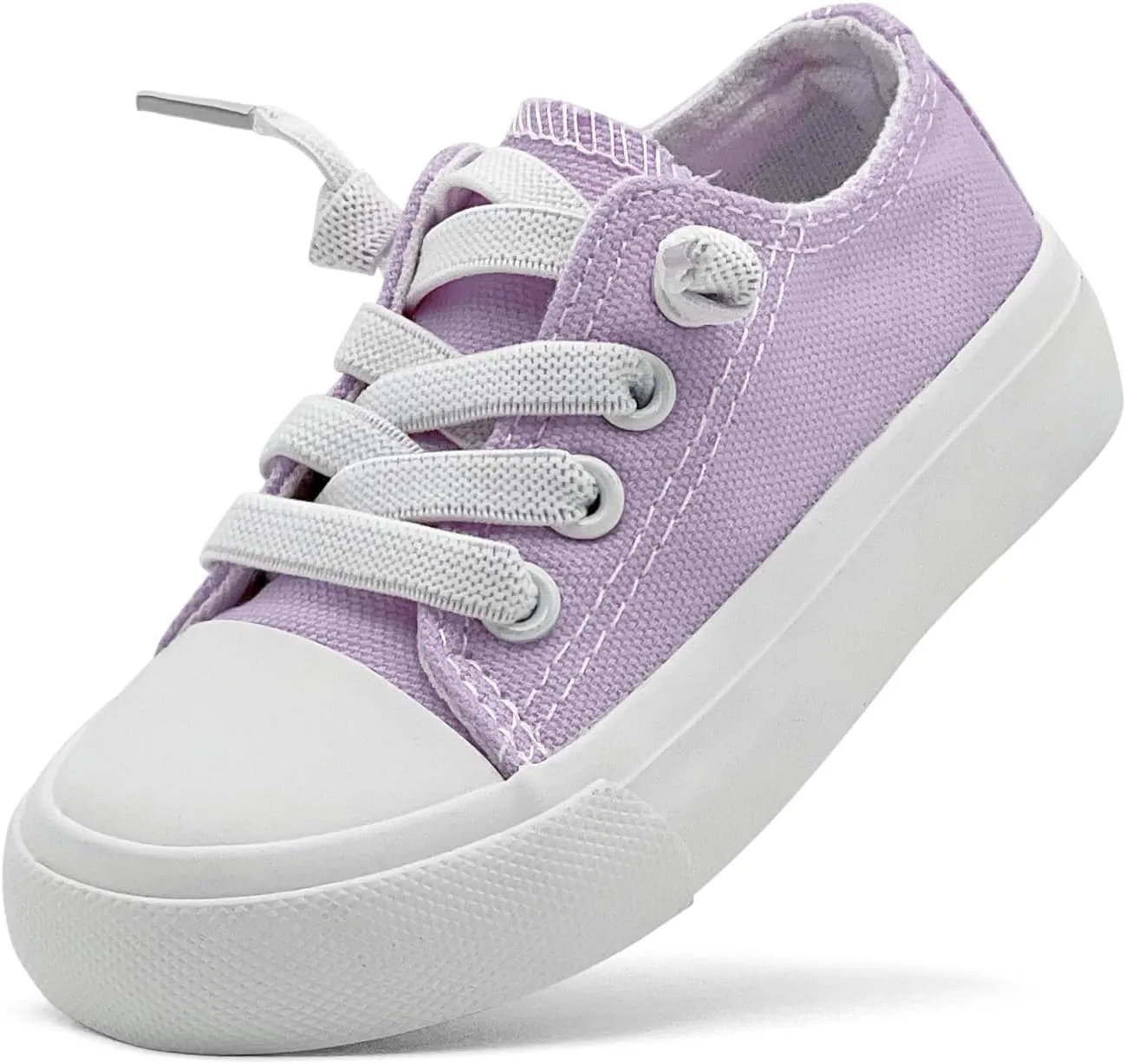 Toddler Kids Sneakers Boys and Girls Canvas Shoes Slip On Lightweight Walking Shoes for Little Big Kids
