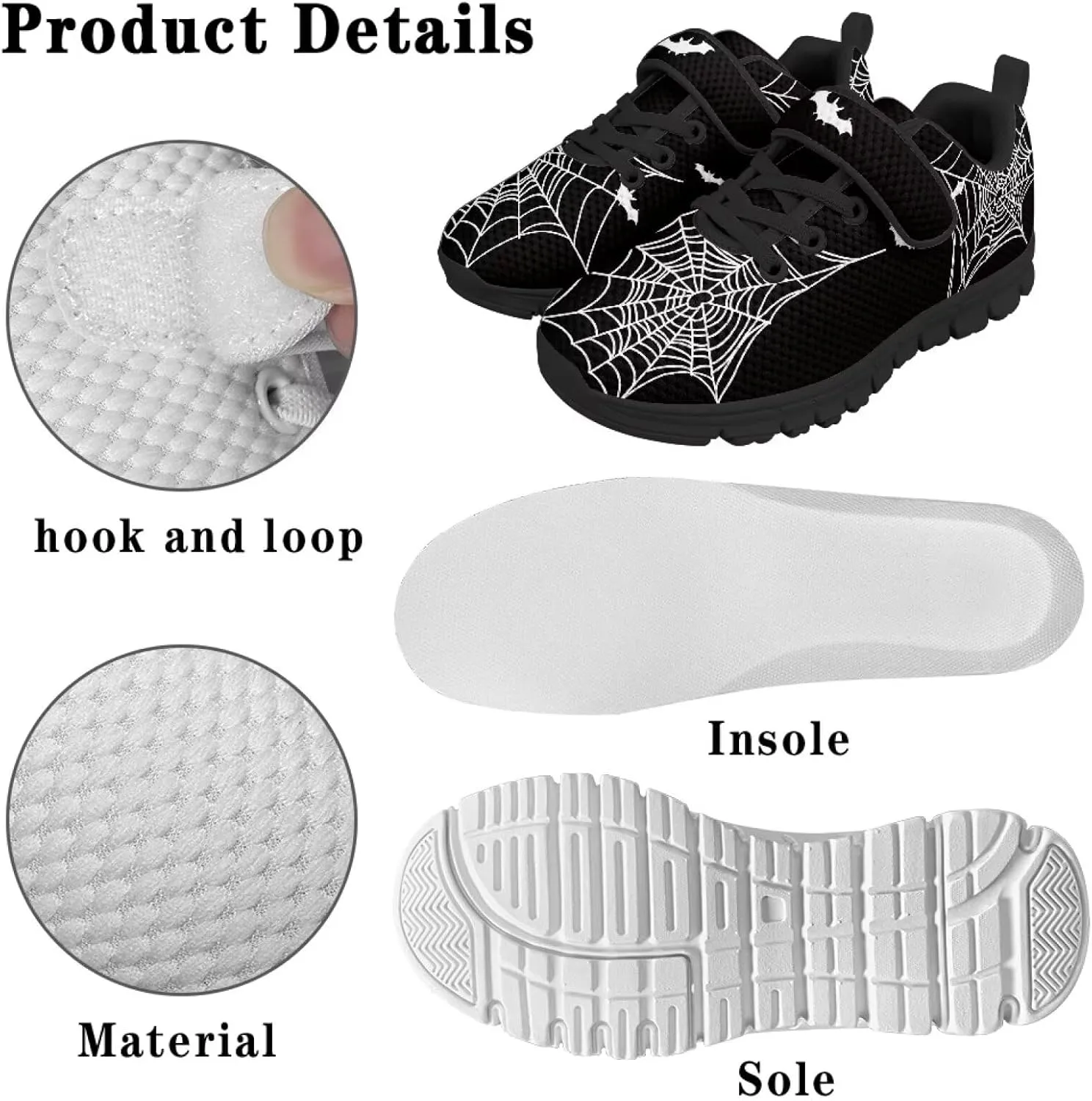 Toddler Sneakers Fashion Design Boys Tennis Shoes Breathable School Shoes