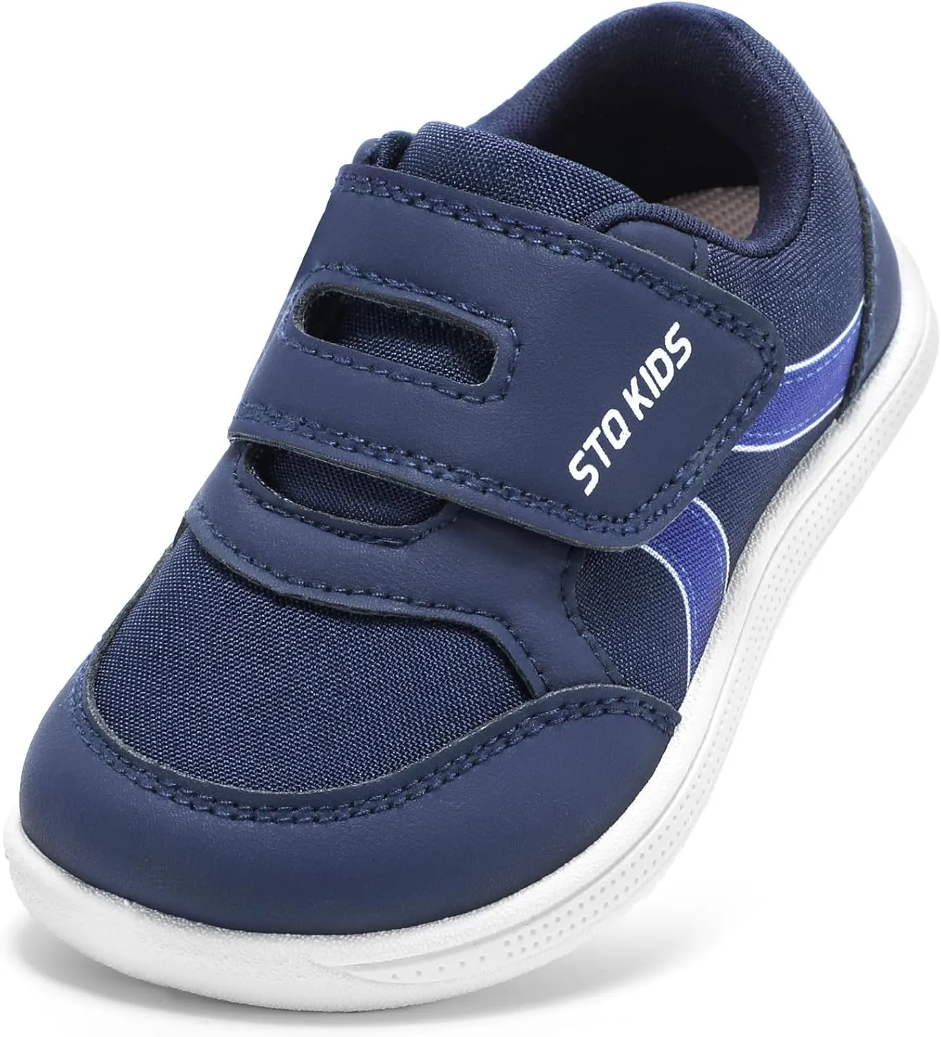 Toddler Wide Toe Box Barefoot Shoes Boys Girls Sneakers Kids Tennis Shoes Preschool Non Slip Lightweight Comfortable First Walking Shoes Running Outdoor Activities