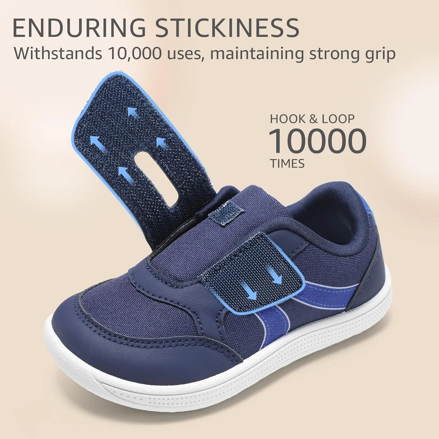 Toddler Wide Toe Box Barefoot Shoes Boys Girls Sneakers Kids Tennis Shoes Preschool Non Slip Lightweight Comfortable First Walking Shoes Running Outdoor Activities