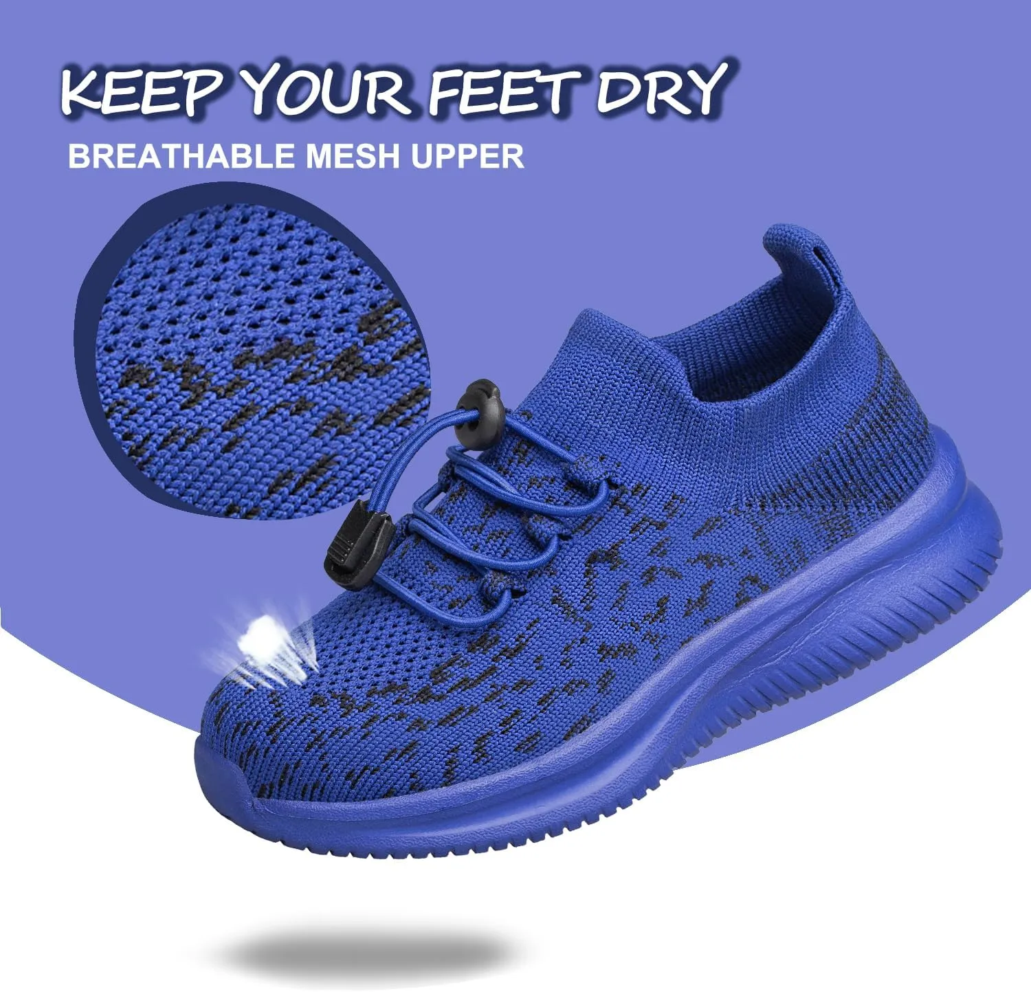 Toddler/Little Kid/Big Kid Boys Girls Shoes Kids Sneakers Lightweight Breathable Athletic Running Tennis Fitness School Child Sock Shoes