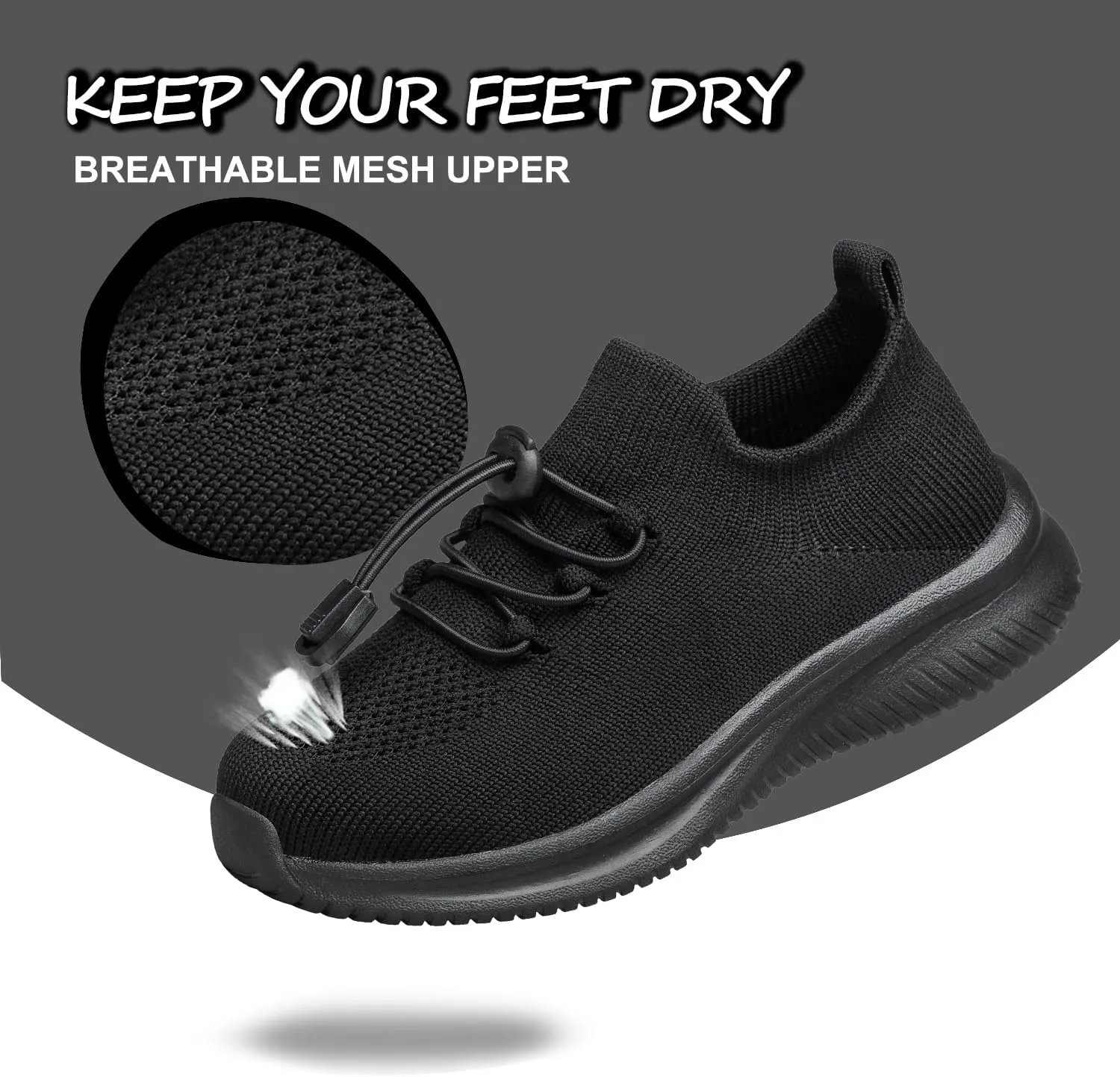 Toddler/Little Kid/Big Kid Boys Girls Shoes Kids Sneakers Lightweight Breathable Athletic Running Tennis Fitness School Child Sock Shoes