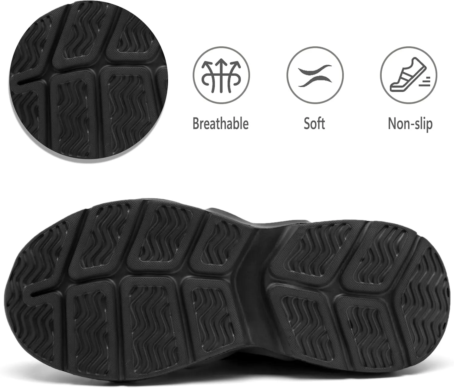 Tvtaop Women's Lightweight Walking Shoes - Breathable Non-Slip Design for Running, Gym & Tennis | Cushioned Fitness Sneakers