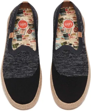 UIN Men's Espadrilles Slip OnsLightweight Walking Casual Loafers Comfortable Art Painted Travel Shoes Marbella Series