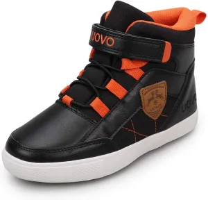 UOVO Kids Boys Shoes Water Resistant Boots Non-Slip Mid-Top Skateboarding Childern Athletic (Little/Big Kids)
