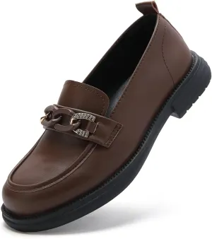 UZB Womens Loafers Business Dressy Shoes Slip on Comfort Casual Office Work Shoes