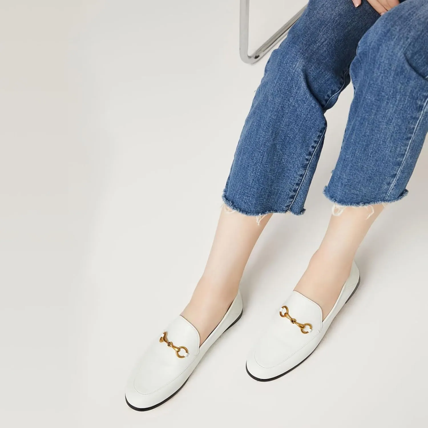 Vertundy Loafers for Womens Low Heel Flats Loafers