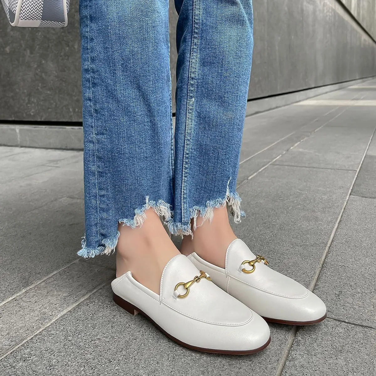 Vertundy Loafers for Womens Low Heel Flats Loafers