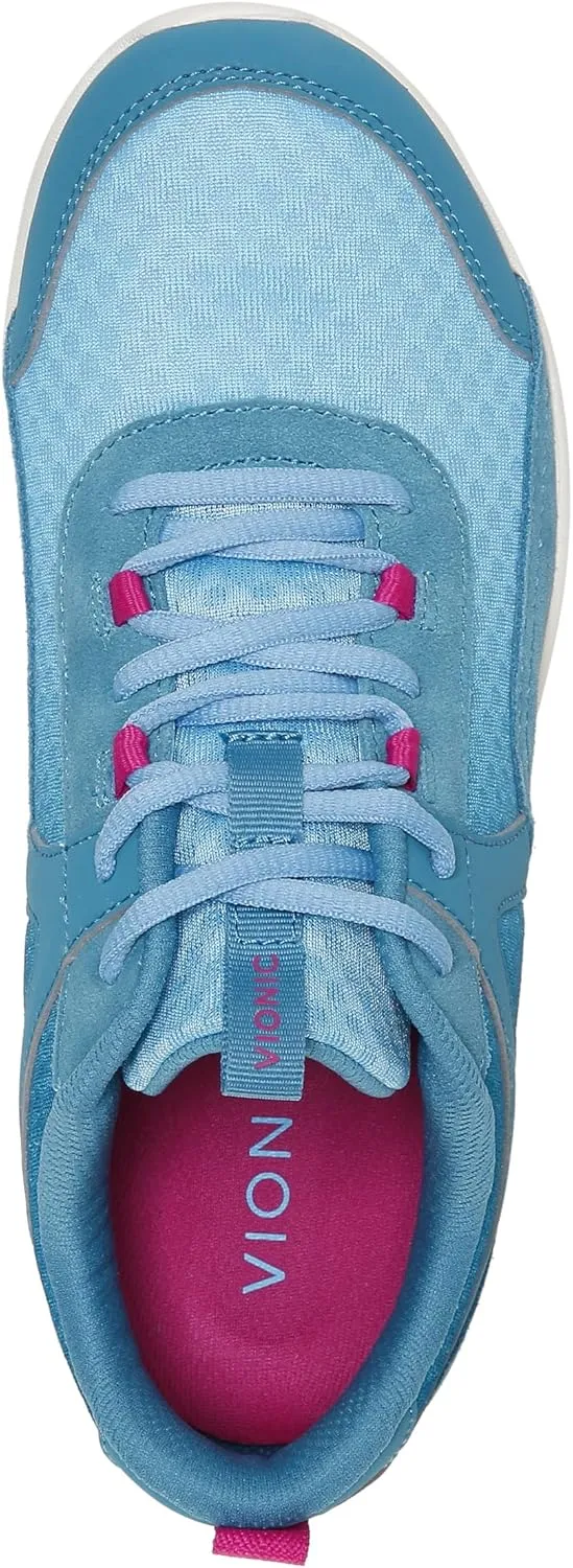 Vionic Women's Agile Chance Walking Sneakers-Supportive Lace-Up Sneakers That Include Three-Zone Comfort with Orthotic Insole Arch Support, Medium and Wide Fit, Sizes 5-12
