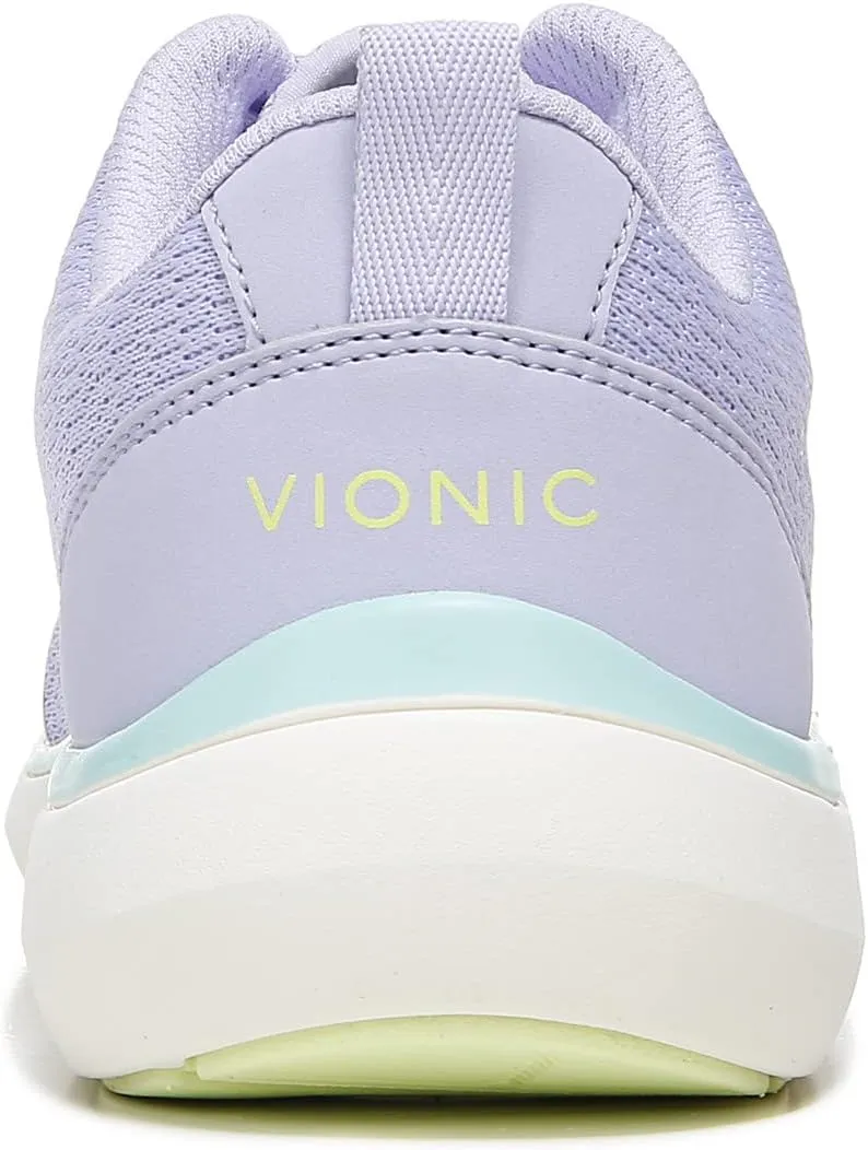 Vionic Women's Vortex Jolisa Lace Up Knit Athletic Shoes - Ladies Supportive Walking Sneakers That Include Three-Zone Comfort with Orthotic Insole Arch Support, Medium and Wide Fit Sizes 5-12