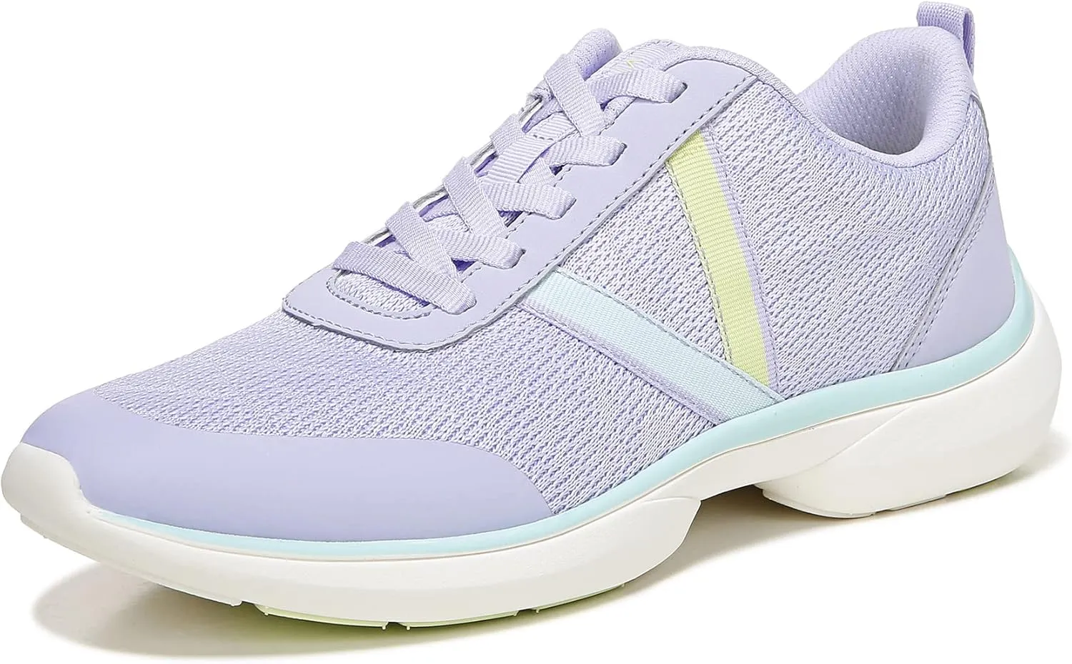 Vionic Women's Vortex Jolisa Lace Up Knit Athletic Shoes - Ladies Supportive Walking Sneakers That Include Three-Zone Comfort with Orthotic Insole Arch Support, Medium and Wide Fit Sizes 5-12