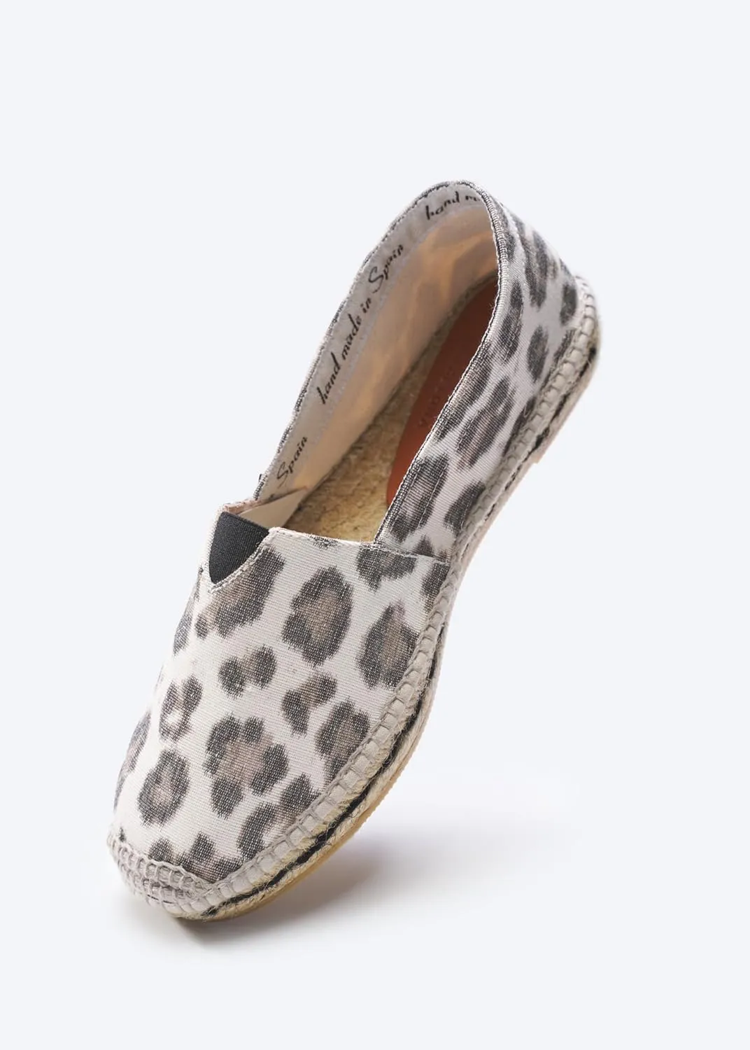 VISCATA Barceloneta Espadrille Canvas Women's Flat Slip On Shoes Handmade in Spain Fashionable Organic Cotton Canvas Lightweight Material with 100% Natural Jute Midsole for All Casual Occasions