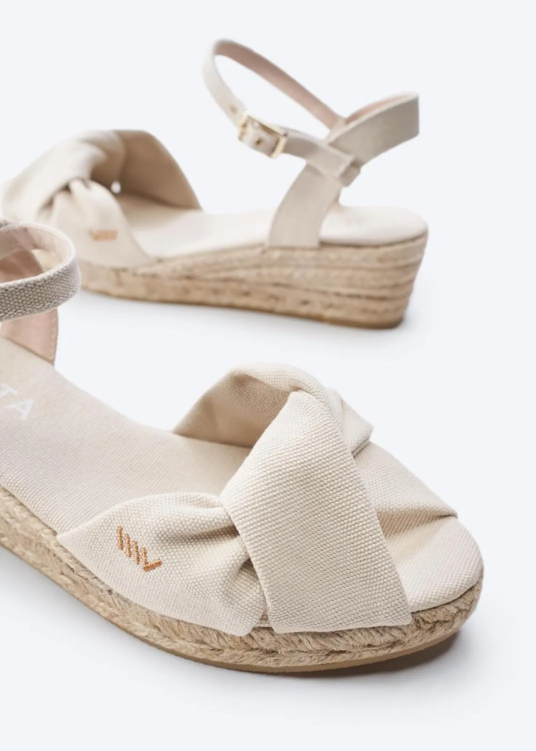 VISCATA Farella Canvas Espadrille Sandal Wedges, Comfort and Style for Every Occasion, Size 6-12