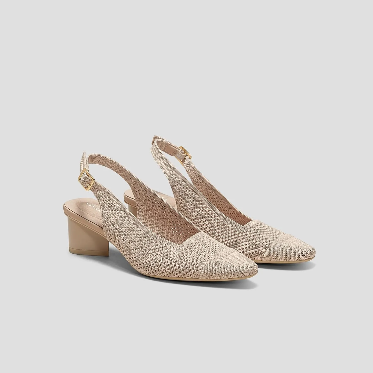 VIVAIA Leah Pro Pointed-Toe Slingback Sandals for women droplet-shaped heel adjustable Strap Party Dress Shoes