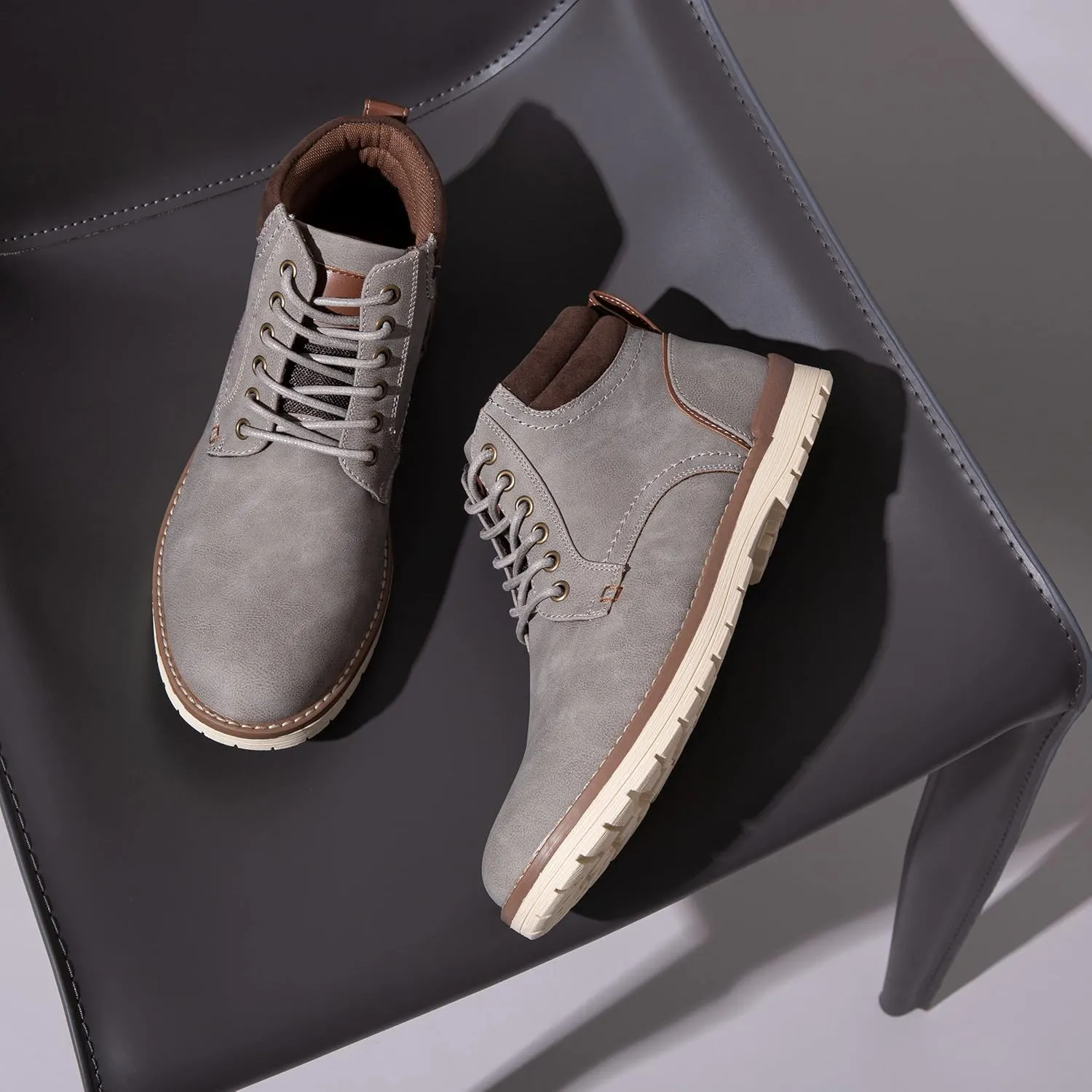 Vostey Men's Boots Hiking Boots Casual Boots for Men