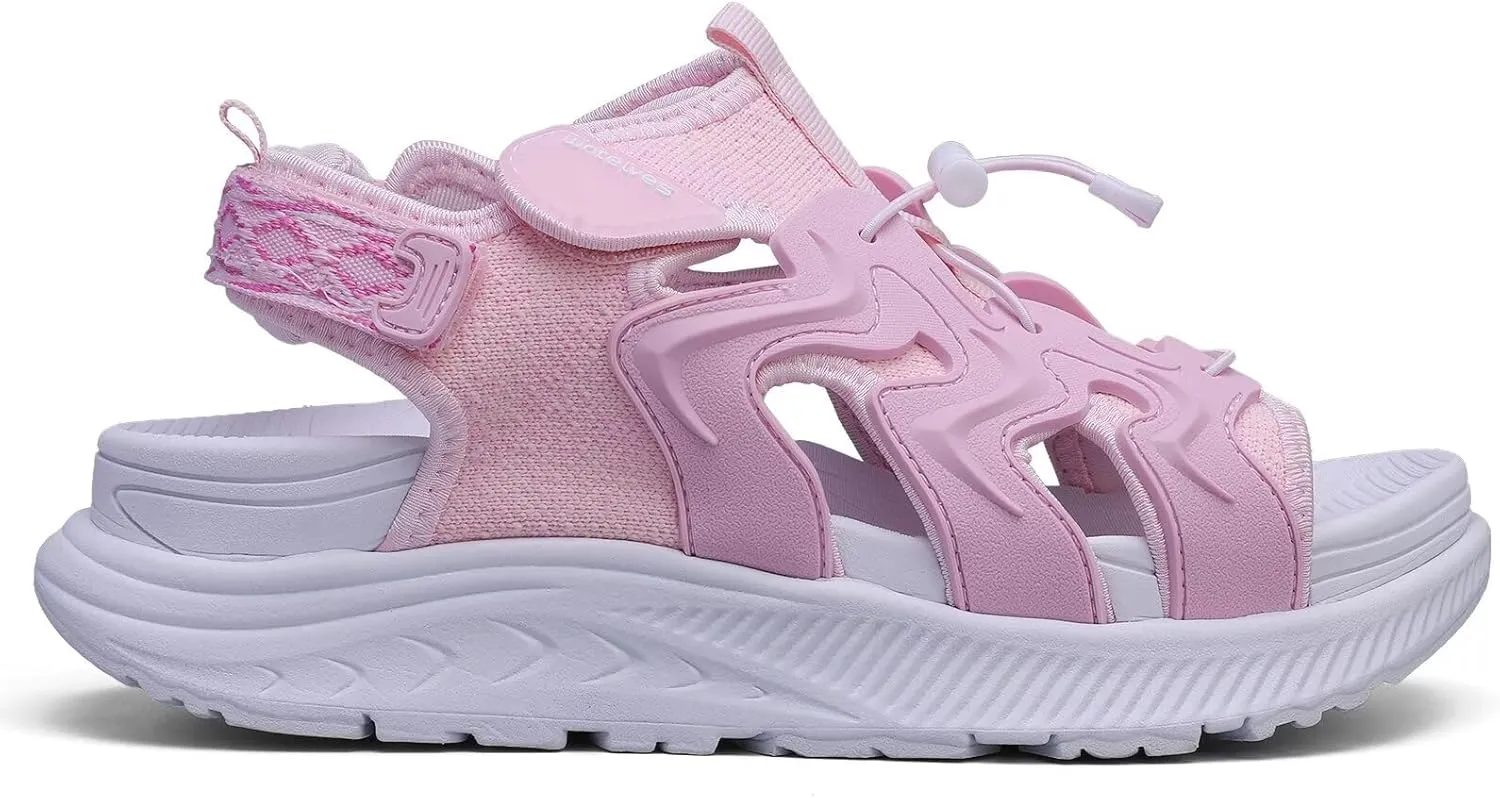 WateLves Womens Orthopedic Walking Sandals Summer Casual Outdoor Hiking Water Platform Sandals with Adjustable Strap Comfortable Plantar Fasciitis Arch Support