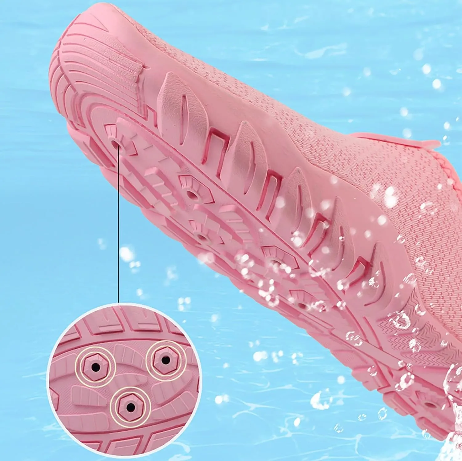 Water Shoes for Women Men Quick Dry Barefoot Swim Beach Pool Aqua Socks Non Slip Outdoor Hiking Surf Kayaking Yoga Sports Shoes
