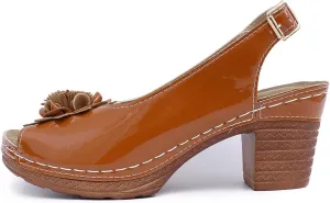 Wedge Sandals for Women Summer Dressy Open Toe Ankle Strap Slingback Chunky Block High Heeled Platform Sandal Summer Dress Pump Shoes