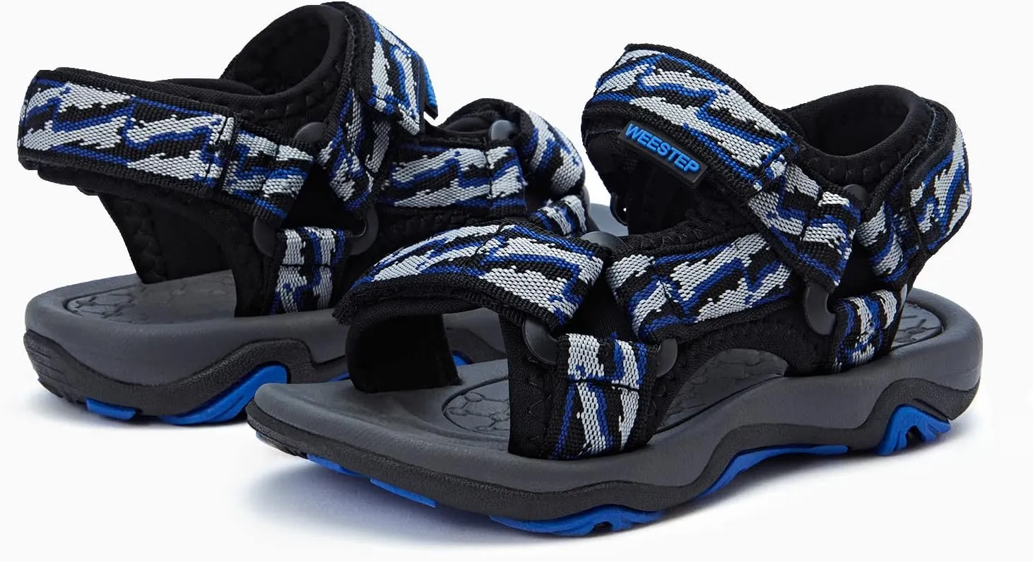 Weestep Girls Boys Comfort Sandals Adjustable Straps for Toddlers Little Kid
