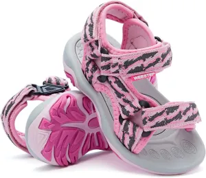 Weestep Girls Boys Comfort Sandals Adjustable Straps for Toddlers Little Kid