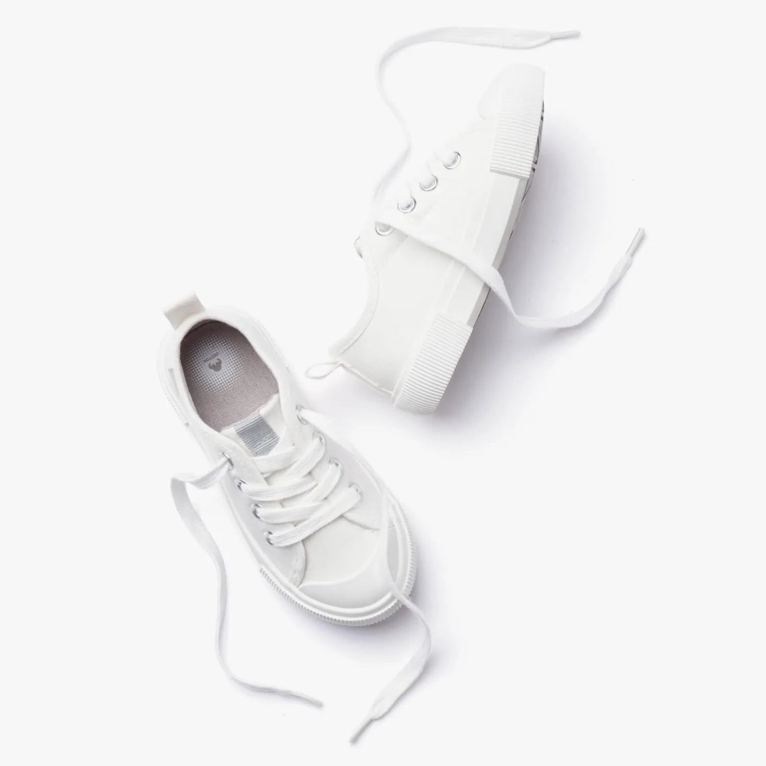 Weestep Kids' Cotton Slip-On Canvas Sneakers - Fashion Casual Shoes with Optional Laces for Girls, Boys, Toddler and Little Kid