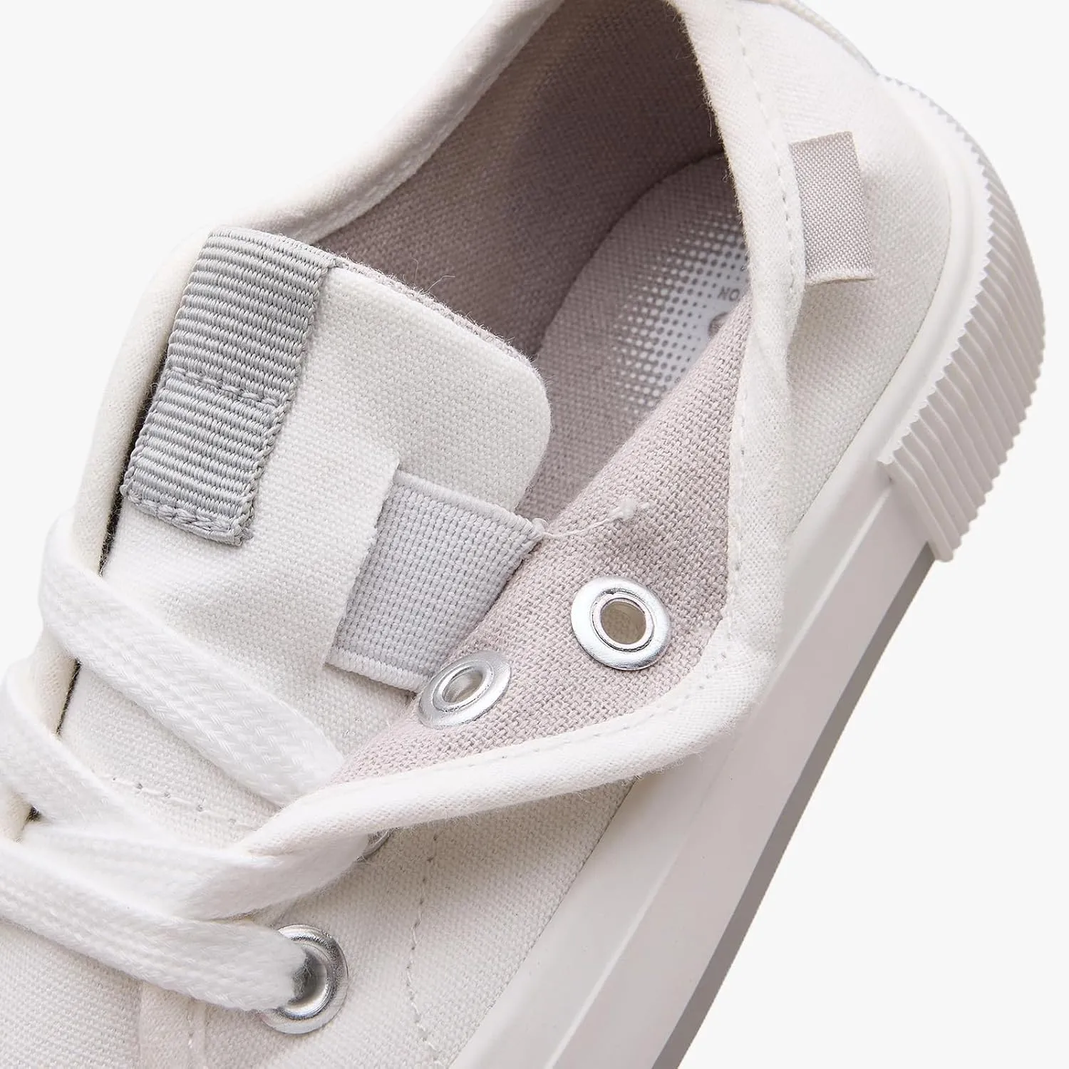 Weestep Kids' Cotton Slip-On Canvas Sneakers - Fashion Casual Shoes with Optional Laces for Girls, Boys, Toddler and Little Kid