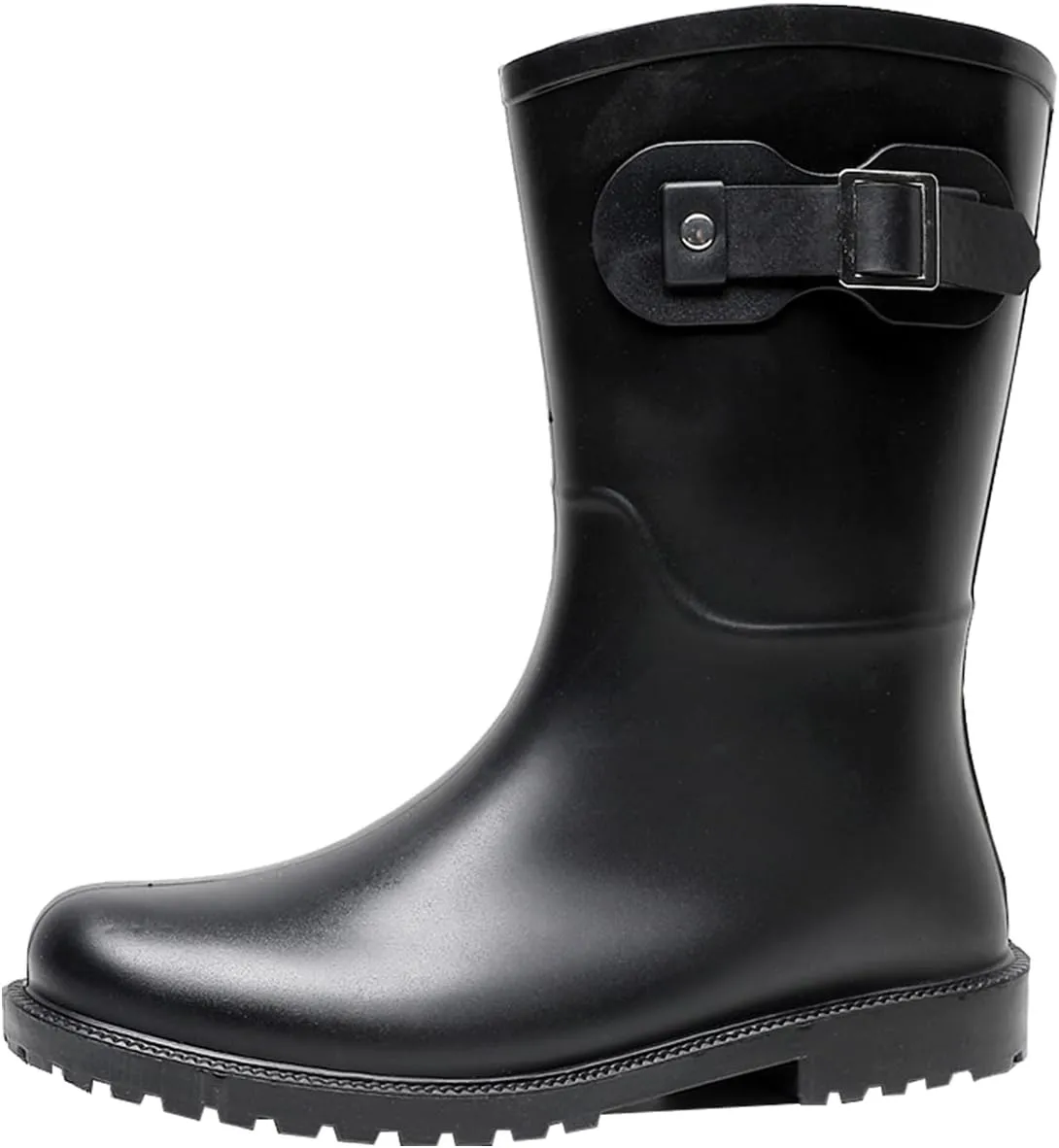 women mid calf rain boots Waterproof Garden Shoes Anti-Slipping Fashion Rubber Out Work rain Shoes