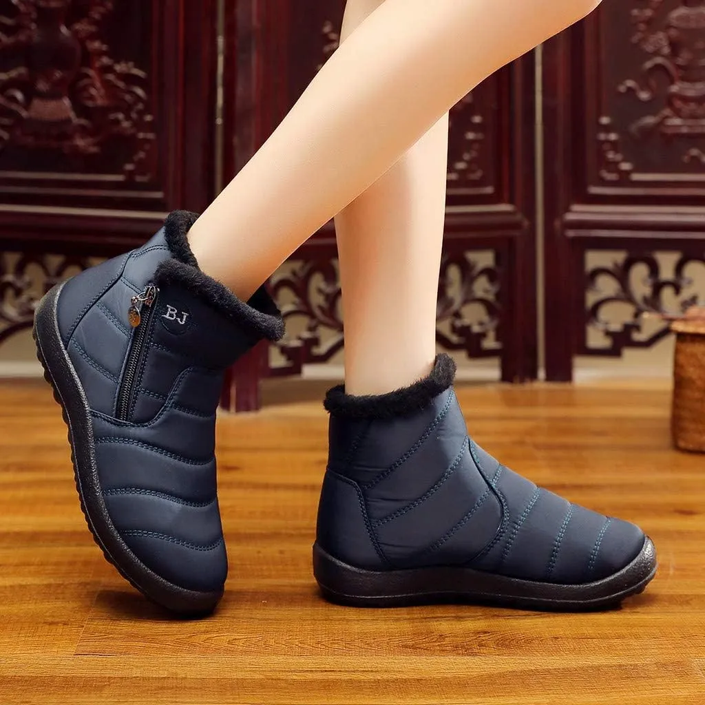 Women Winter Boots Ankle Adults Fleece Lined Snow Boots Snow Boots Womens Winter Ankle Boots Ladies Winter Boot for Elderly Women Rain Boots Women Snow Booties for Men
